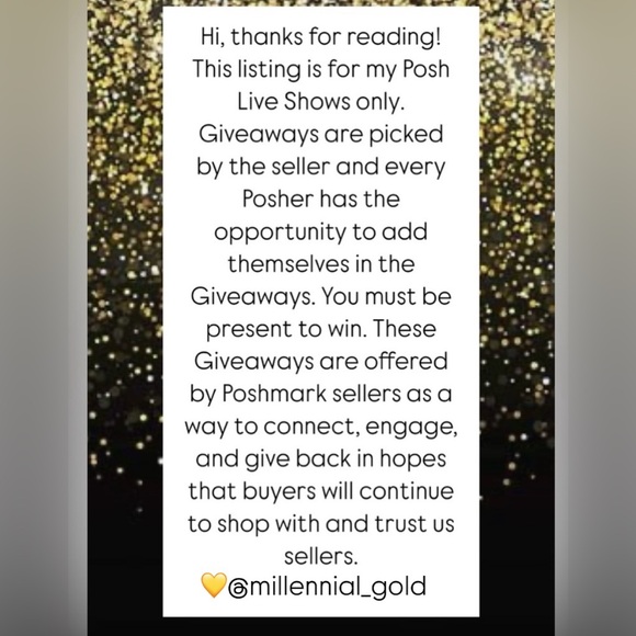 🥳LIVE SHOW GIVEAWAY!🥳 - Picture 2 of 2